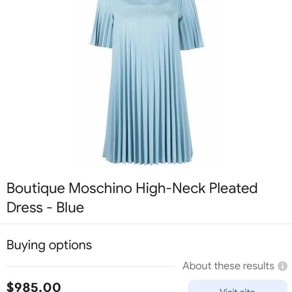 Never used still has tags Moschino dress - Picture 2 of 5